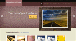 Desktop Screenshot of briggsfuneralhome.com